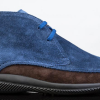 LO.WHITE Lo. White Mens Dress Sneaker In Navy / Brown Suede Leather28030 FW19