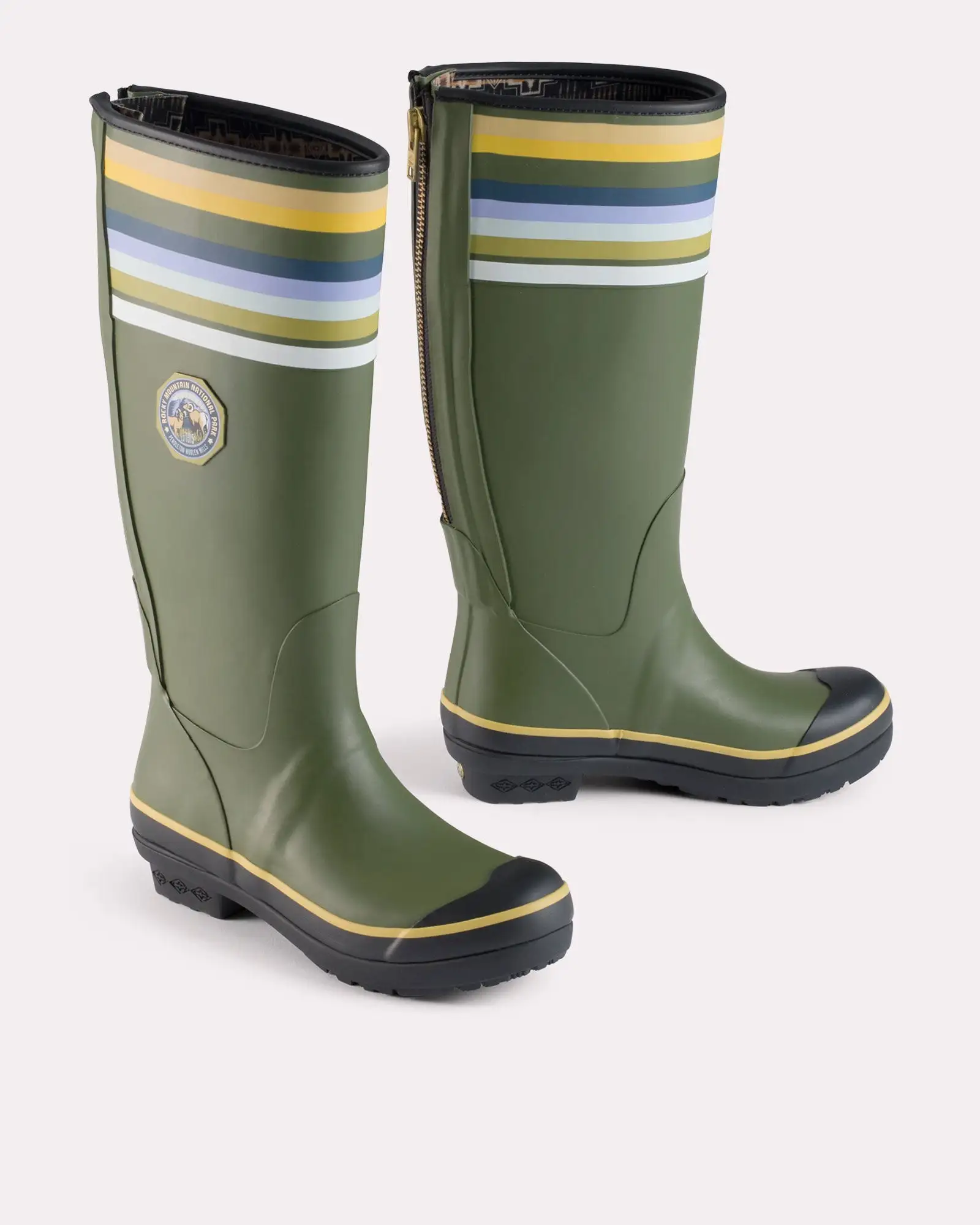 Pendleton National Park Tall Rain Boot In Rocky Mountain Olive 1 Pendleton National Park Tall Rain Boot In Rocky Mountain Olive