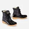Pendleton Heritage Harding Print Duck Short Boot Black 82065