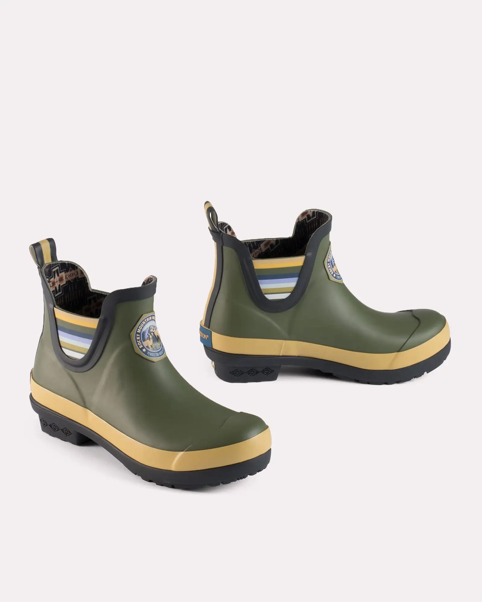 Pendleton National Park Chelsea Short Rain Boot Rocky Mountain Olive 86049 SS22 1 Pendleton National Park Chelsea Short Rain Boot Rocky Mountain Olive 86049 SS22