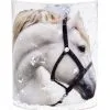 Evocateur Jewelry Evocateur Horse Cuff White Horse 3 Inch Silver Bracelet Equestrian Jewelry