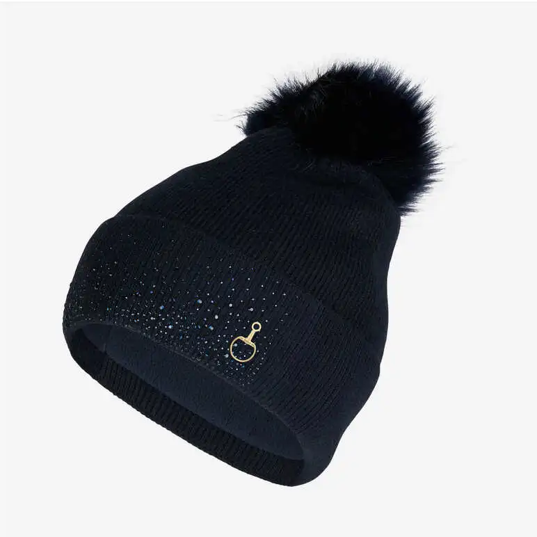 Horze Leona Womens Knitted Hat With Crystals 30870 3 Horze Leona Womens Knitted Hat With Crystals 30870 - Image 3