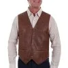 Scully 1035 Men's Leather Vest