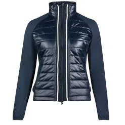 Horze Robyn Womens Combo Jacket In Navy 33463