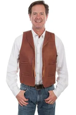 Scully Men's Classic Leather Vest 535044
