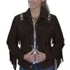 Scully Bead Trim Fringe Hand Laced Jacket L758