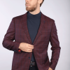7 Downie St. 7 Downie Street Blazer Tobey Men's Burgundy All Season Sports Coat