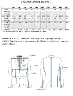7 Downie St. 7 Downie Coral Men's Sport Coat Pink Blazer 5 7 Downie St. 7 Downie Coral Men's Sport Coat Pink Blazer -Cheap Men's Formal Wear Store 7DOWNIESTREETJACKET SportsCoatsizechart 1