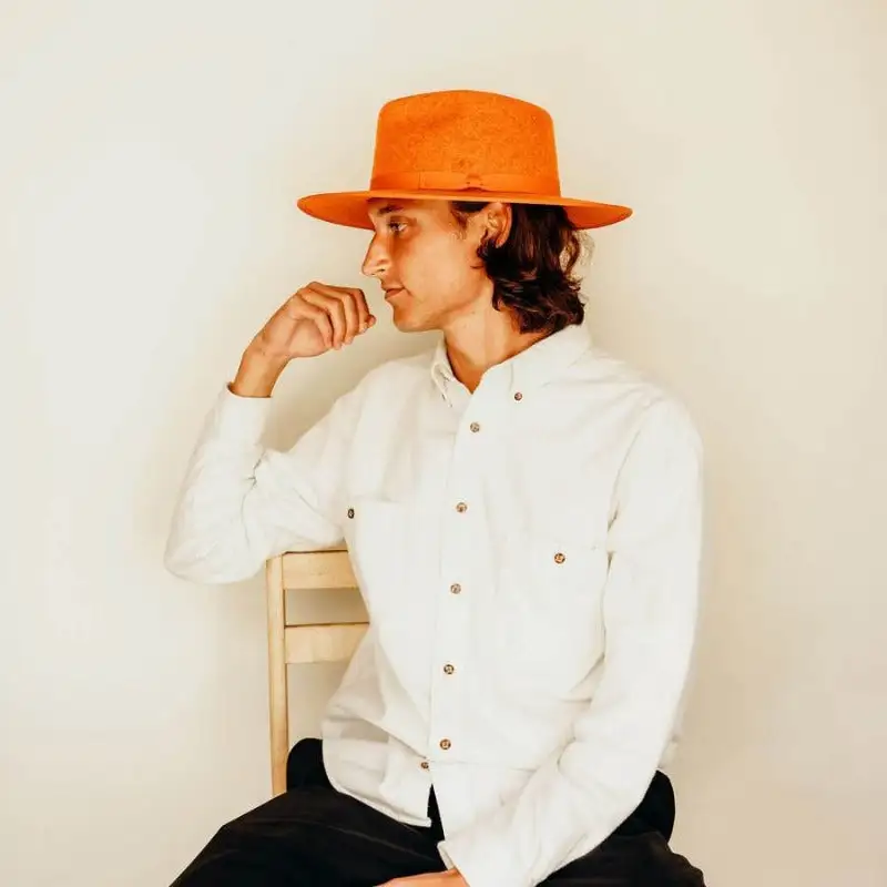 American Hat Company AHatM Bondi Felt Hat In Cinamon FW21 1 American Hat Company AHatM Bondi Felt Hat In Cinamon FW21