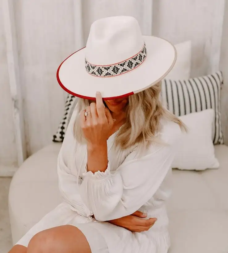 American Hat Company American Hat FAZENDA Wide Brim Felt FEDORA FW22 2 American Hat Company American Hat FAZENDA Wide Brim Felt FEDORA FW22 - Image 2