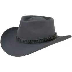 Akubra Hats Akubra Snowy River Hat SS22 5 Akubra Hats Akubra Snowy River Hat SS22 -Cheap Men's Formal Wear Store Akubra Snowy River Gray 1
