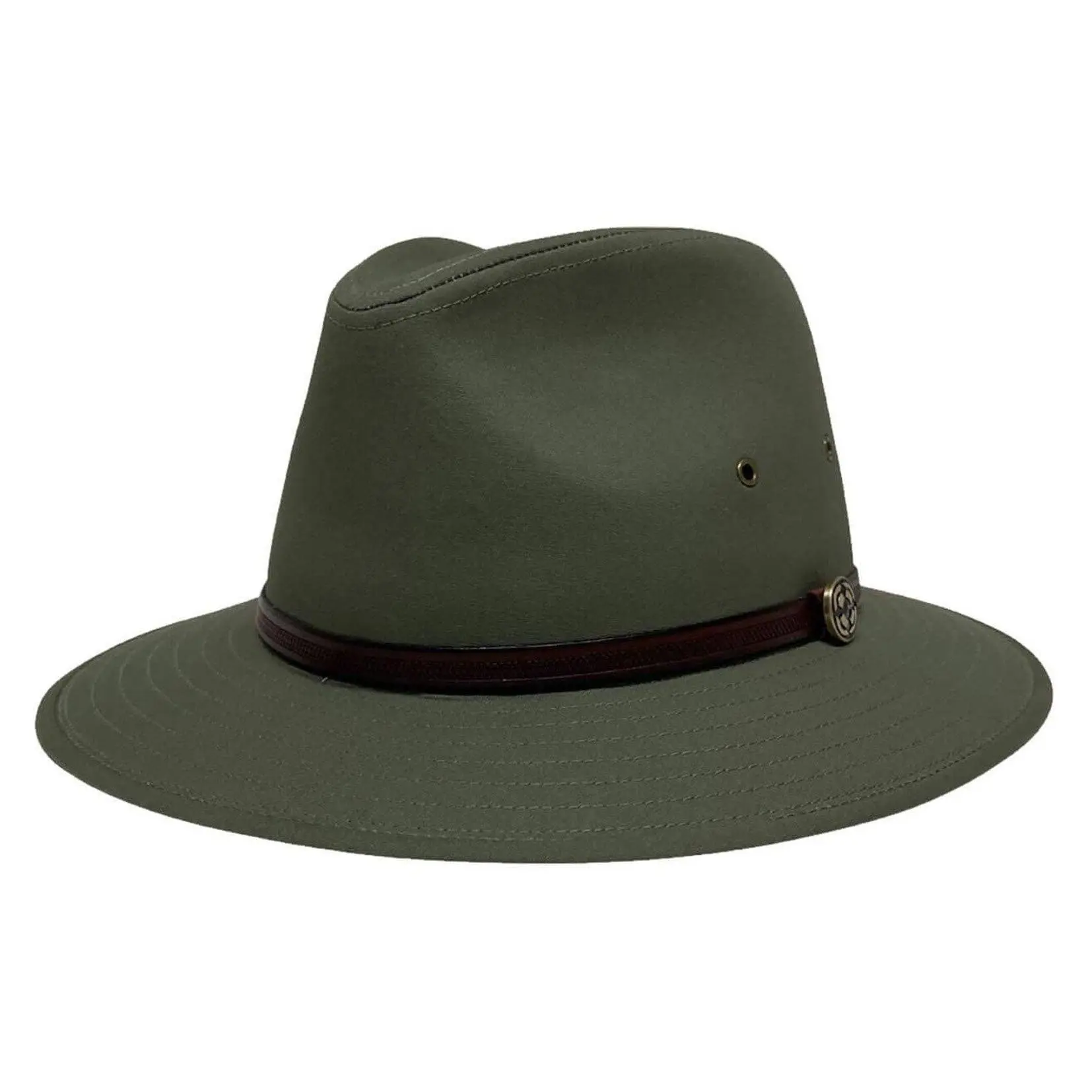 American Hat Company American Hat Walkabout In Olive FW22 2 American Hat Company American Hat Walkabout In Olive FW22 - Image 2