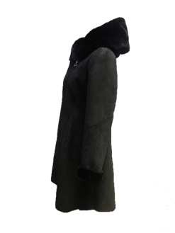 Bergen Of Norway Devon Women's Shearling Coat -Cheap Men's Formal Wear Store Bergen Of Norway Devon Black Shearling Coat Side View grande cc29305b f07d 4d18 b5ef 2bc09a788e56