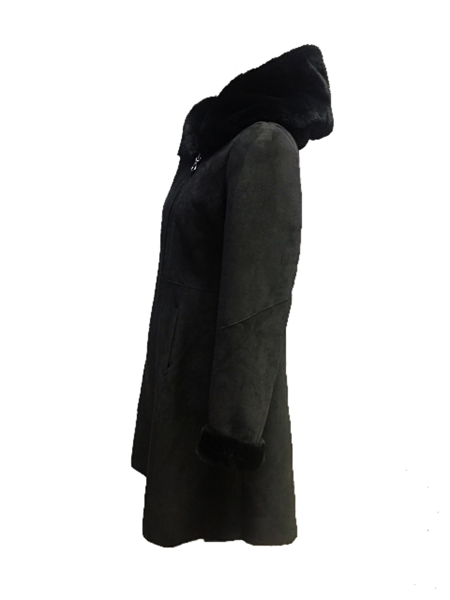 Bergen Of Norway Devon Women's Shearling Coat - Image 8