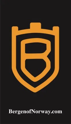 Bergen Of Norway Kari - White Cashmere Mink Coat -Cheap Men's Formal Wear Store Bergen logo patch 1.65x2.875 v5 copy