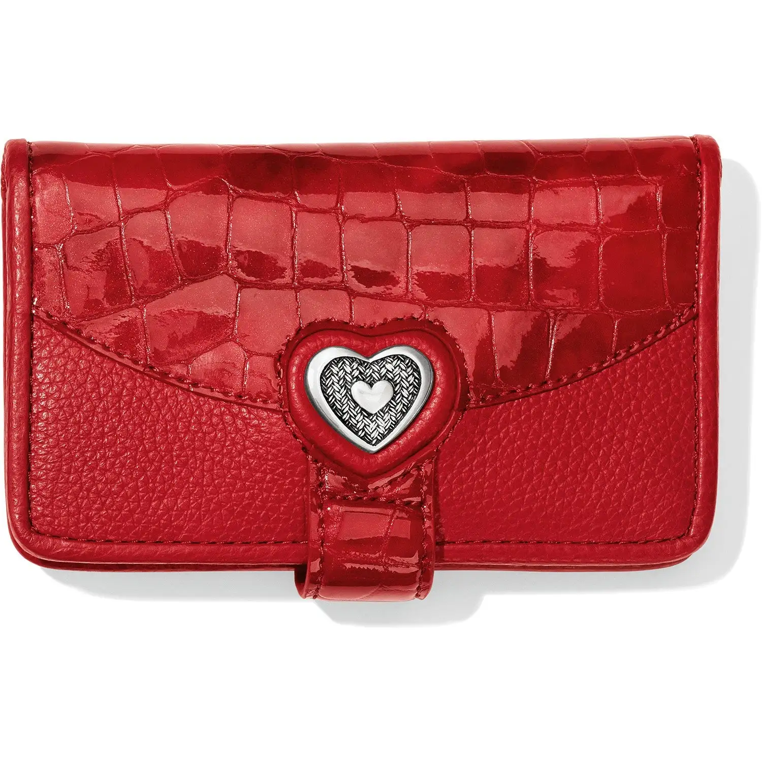 Brighton Women's Bellissimo RED Heart Card Wallet 1 Brighton Women's Bellissimo RED Heart Card Wallet