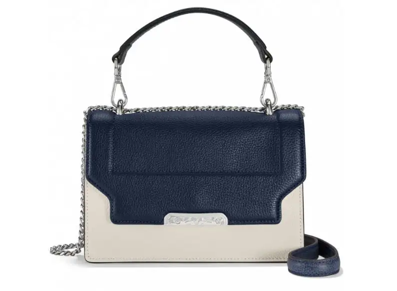 Brighton Jaden Medium Crossbody In Ink/White 1 Brighton Jaden Medium Crossbody In Ink/White