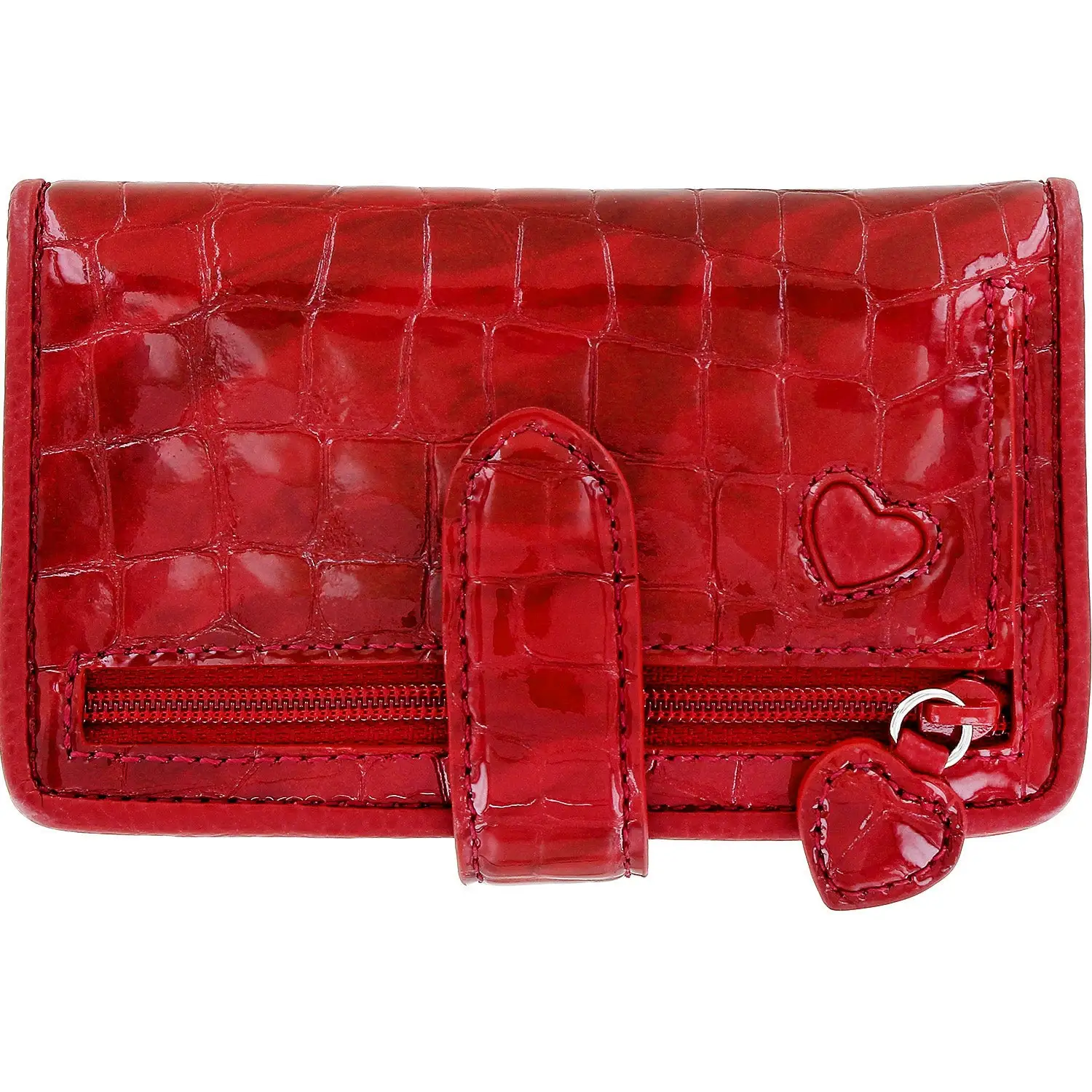 Brighton Women's Bellissimo RED Heart Card Wallet 3 Brighton Women's Bellissimo RED Heart Card Wallet - Image 3