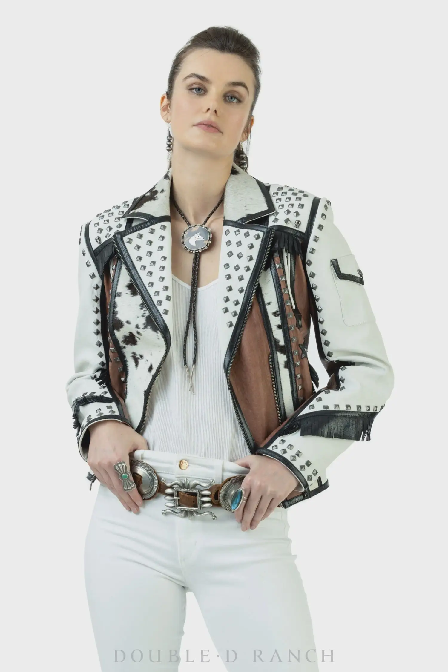 Double D Ranch Billy The Kid's Biker Jacket 2 Double D Ranch Billy The Kid's Biker Jacket - Image 2