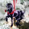 Classy Equine Friesian Horse Ornament- Romeo CEHODI001 FW22