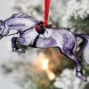 Classy Equine Horse Ornament- Gray Hunter Jumper CEHOK012 FW22