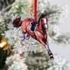 Classy Equine Jumping Horse Ornament- Chestnut Hunter Jumper CEHOD019 FW22