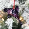 Classy Equine Jumping Horse Ornaments- Seal Brown Hunter Jumper