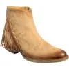 Corral Q0035 Womens Shortie Tan Leather Close