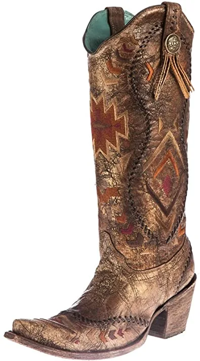 Corral Boots Corral Women's C2872 DISC Cognac 1 Corral Boots Corral Women's C2872 DISC Cognac