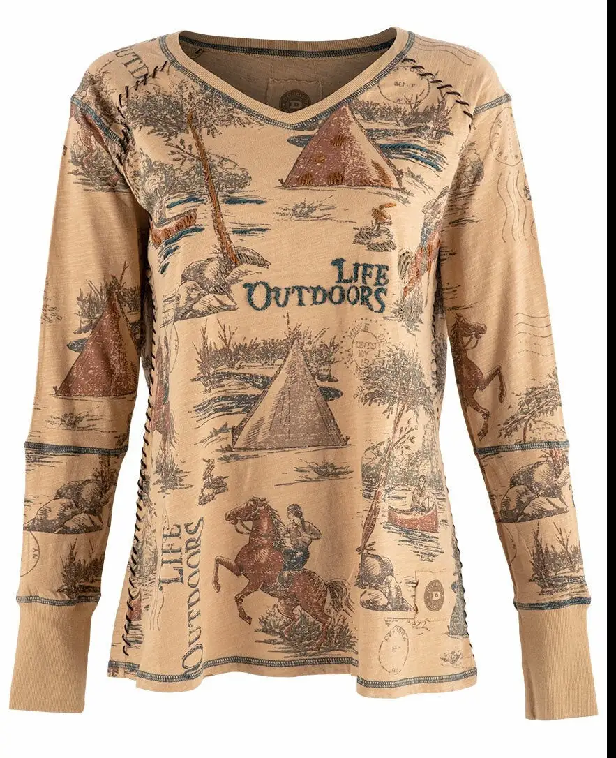 Double D Ranch Life Outdoor Tee T3525 2 Double D Ranch Life Outdoor Tee T3525 - Image 2