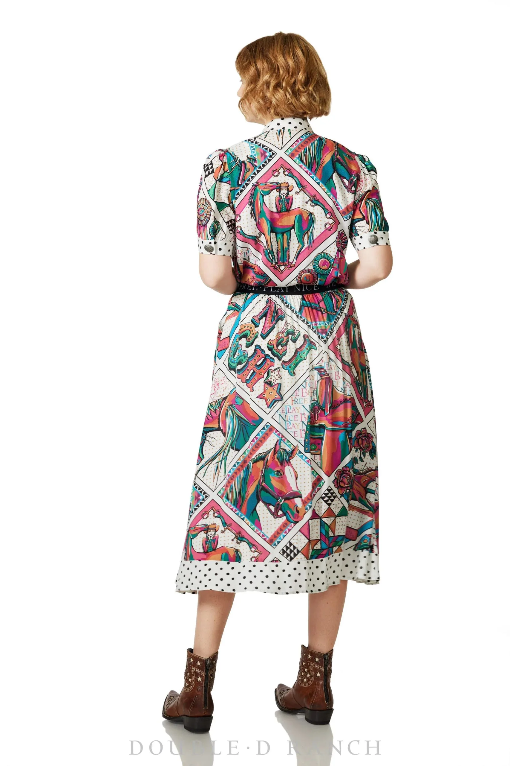 Double D Ranch Double D Women's Hay Babies Top 3 Double D Ranch Double D Women's Hay Babies Top - Image 3