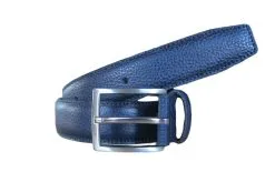 George Roth LA George Roth Heidelberg Blue Leather Belt