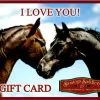 ONLINE Gift Card I LOVE YOU For EVERY Horse Lover
