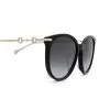 Gucci Sunglasses Gucci Horse Bit Equestrian Style Women's Sunglasses In Black Gold GG0885SA- 001