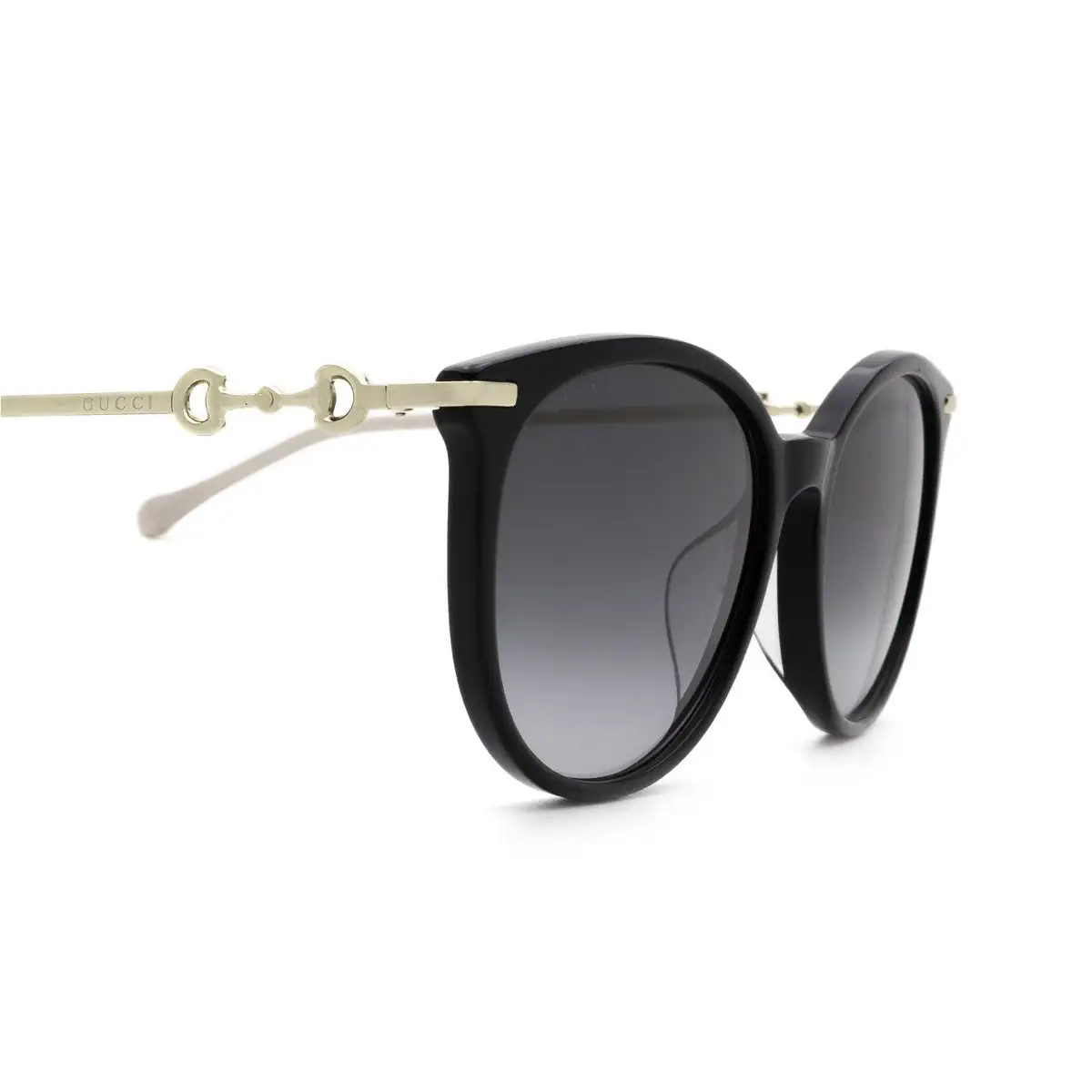 Gucci Sunglasses Gucci Horse Bit Equestrian Style Women's Sunglasses In Black Gold GG0885SA- 001 1 Gucci Sunglasses Gucci Horse Bit Equestrian Style Women's Sunglasses In Black Gold GG0885SA- 001