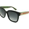 Gucci Sunglasses Gucci Women's Sunglasses Black Green Frame