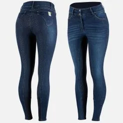 Horze Kaia Women's High Waist Dark Denim Silicone Full Seat Breech Dark Blue 36656-DB-34 -Cheap Men's Formal Wear Store HorzeKaiaWomen sHighwaistDarkDenimSiliconeFullSeatBreechDarkBlue36656 DB 34jpg