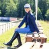 Horze Aubrey Womens Jacket In Navy 33260 ON SALE