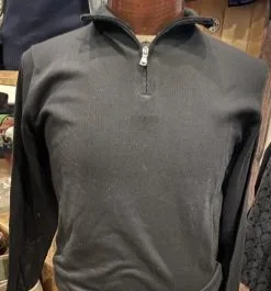 7 Downie St. Men's Cash Cotton 1/4 Zip Sweater