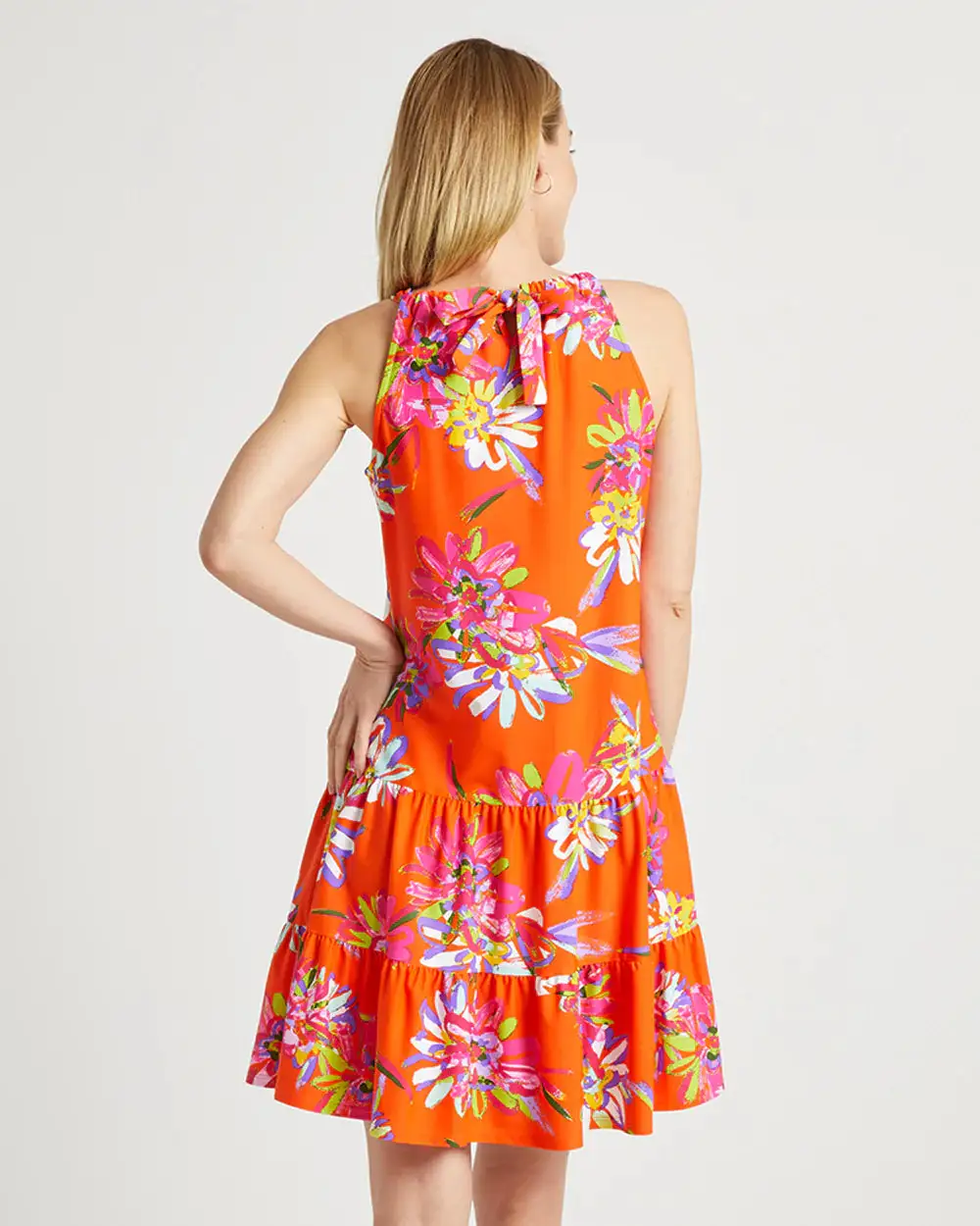 Jude Connally Leanna Dress Impressionist Floral White 3 Jude Connally Leanna Dress Impressionist Floral White - Image 3