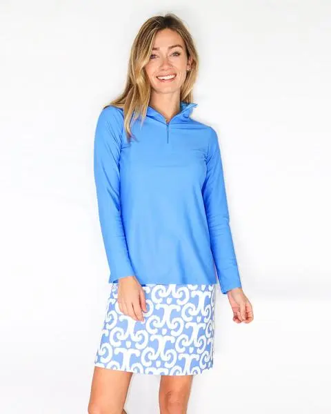 Jude Connally Sonia Skort In Ikat Periwinkle 1 Jude Connally Sonia Skort In Ikat Periwinkle