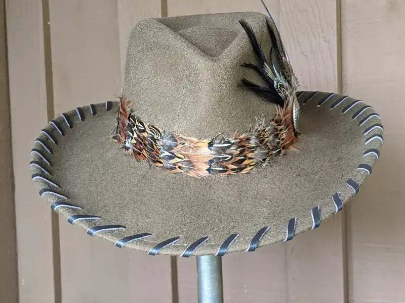 Laura Ingalls Lanie Wool Felt Hat HH-111 2 Laura Ingalls Lanie Wool Felt Hat HH-111 - Image 2