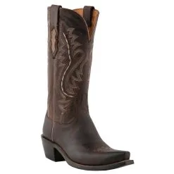 Lucchese Women's M5002 Madras Goat Cassidy Boot Chocolate