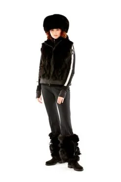 M. MILLER M.Miller Jess Vest Black Fox Section Front VT29 ON SALE -Cheap Men's Formal Wear Store M.MillerJessLuxuryFurVestinBlackwithFoxSectionFrontMadeintheUSA