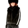 M. MILLER M.Miller Jess Vest Black Fox Section Front VT29 ON SALE