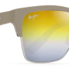 Maui Jim Perico Gold Silver Ray Ben Style Sunglasses DGS853-24F
