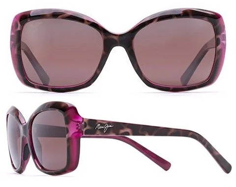 Maui Jim Orchid Tortoise With Raspberry R735-12B SS22 2 Maui Jim Orchid Tortoise With Raspberry R735-12B SS22 - Image 2