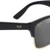 Maui Jim Perico Grey Black Gloss With Gold DBS853-03