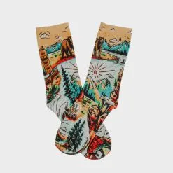 Montana Scene Original Design Montana National Forrest Design Unisex Socks
