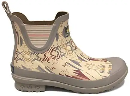 Pendleton Heritage Chelsea Short Rain Boots In White Sands 82057 1 Pendleton Heritage Chelsea Short Rain Boots In White Sands 82057